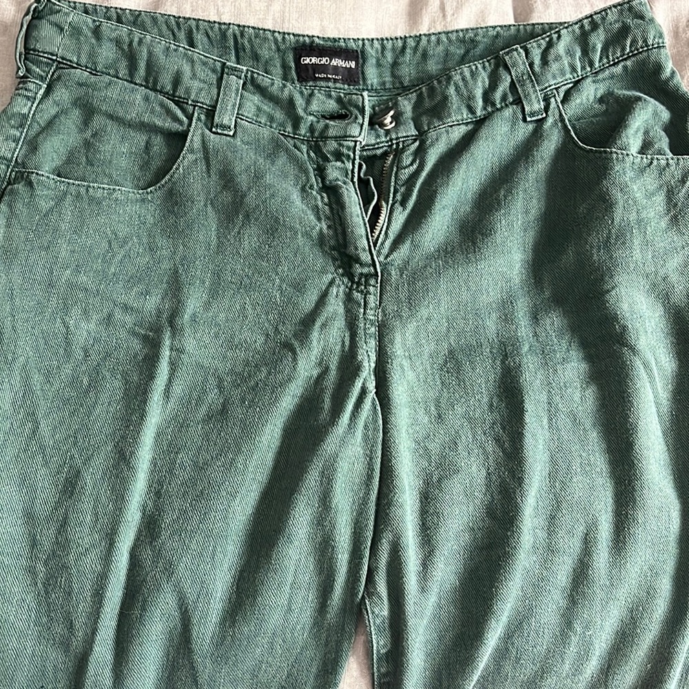 Giorgio Armani straight-wide leg jeans size 28